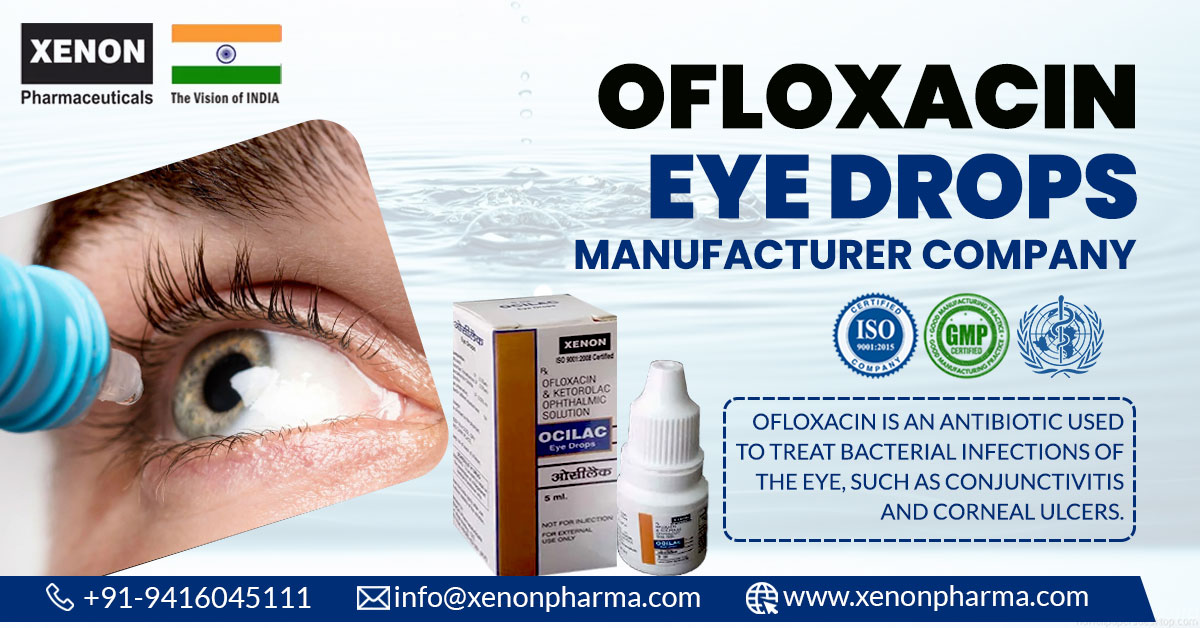 Ofloxacin Eye Drops Manufacturer Company Xenon Pharmaceuticals